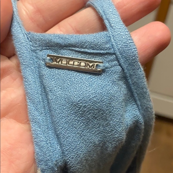 Volcom Polka Dot Blue Tank Size M - Picture 3 of 4